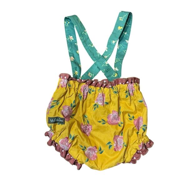 Matilda Jane x Joanna Gaines Plant A Seed Bubble Overalls Size 3-6M EUC - Picture 3 of 8